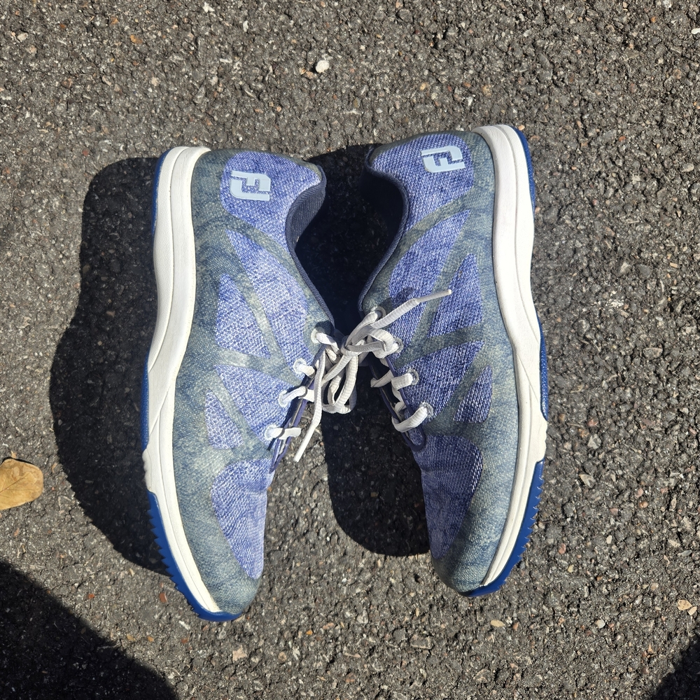 FootJoy FJ Leisure Superflex Womens Size 7 M Shoes Blue Spikeless Golf Shoes